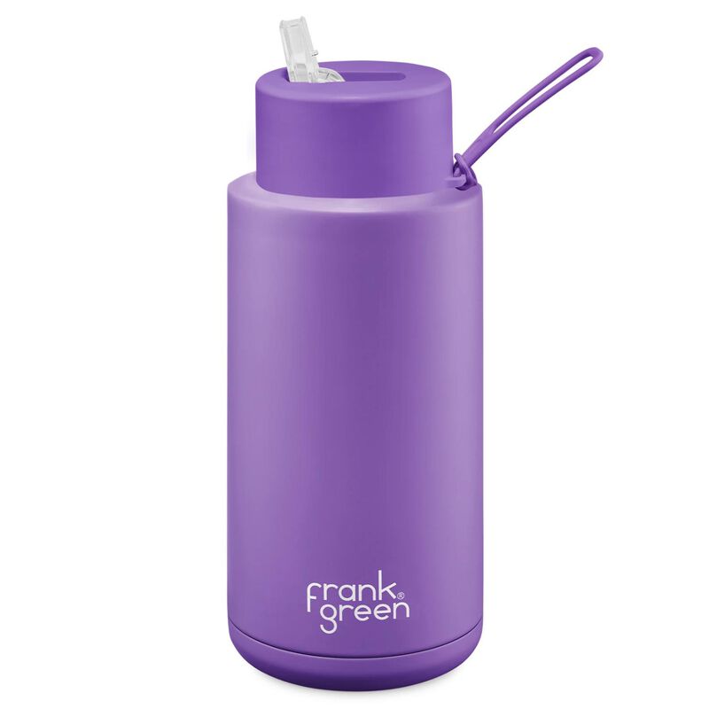 frank green 34oz Ceramic Reusable Bottle with Straw image number 0